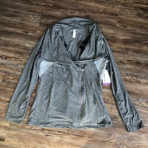 Marika Moto style zip up sweatshirt